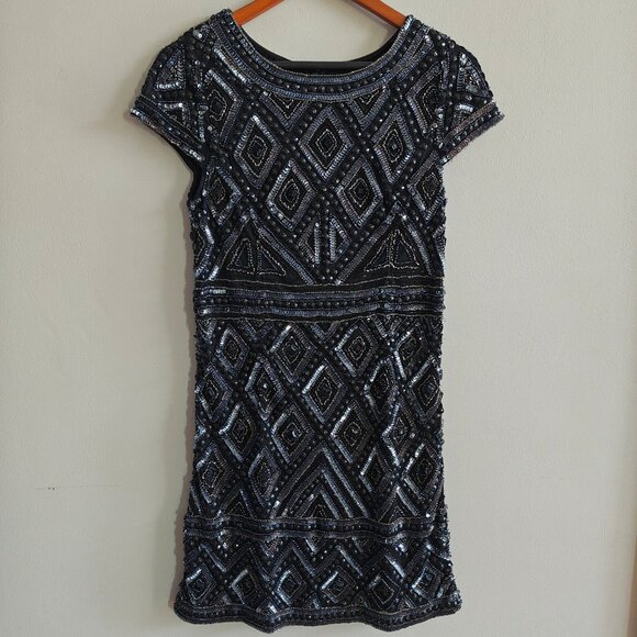 ADRIANNA PAPELL Sequin Cocktail Dress - Picture 11 of 13